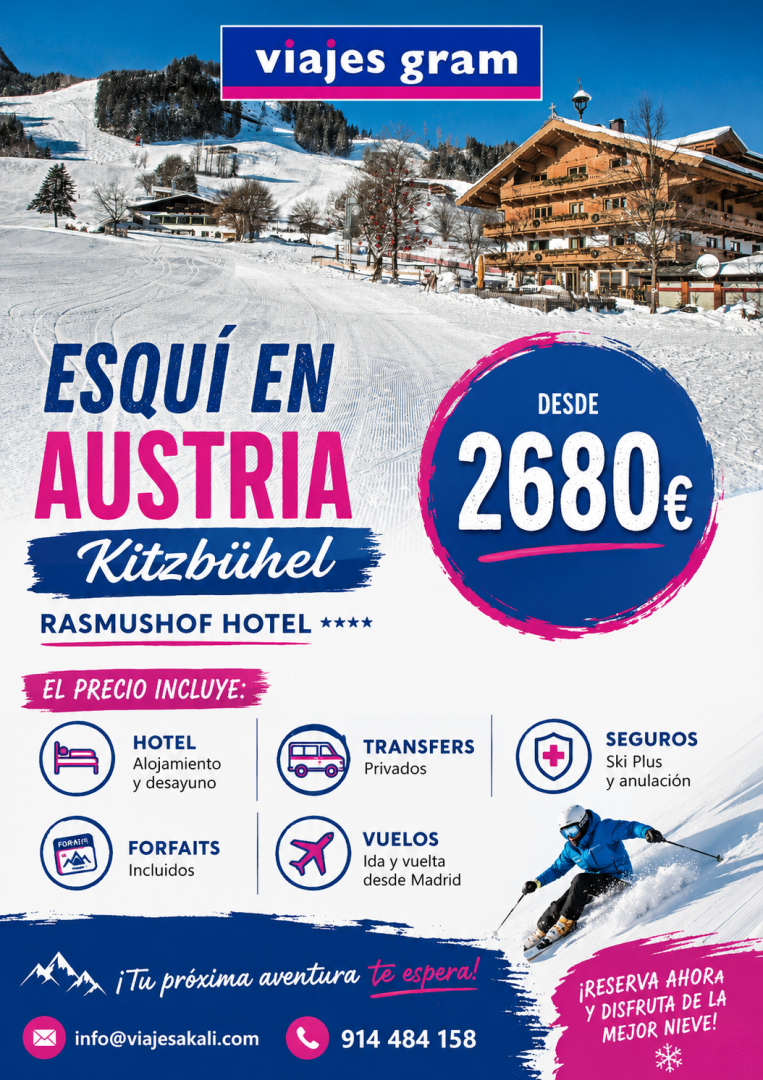 ESQUÍ EN KITZBÜHEL (AUSTRIA) – RASMUSHOF HOTEL 28 febrero - 7 marzo