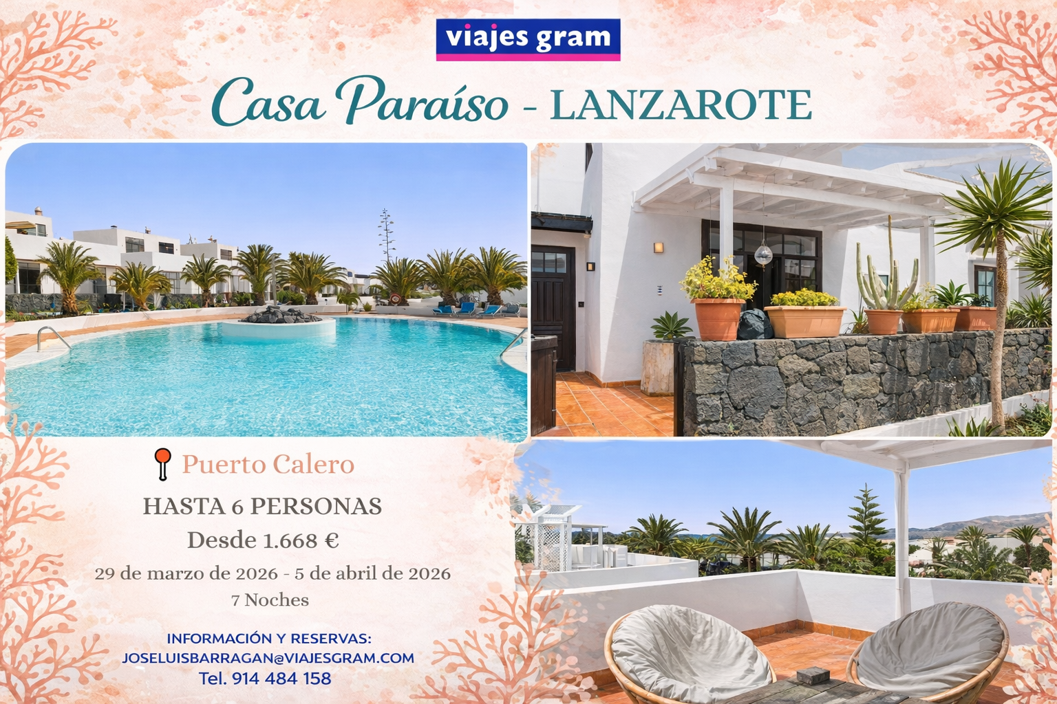 ESCAPADAS TOP 2026 – VILLAS CON ENCANTO EN LANZAROTE